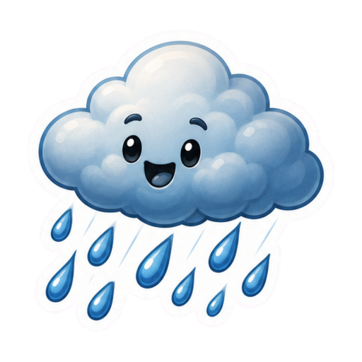 夏雨贴纸